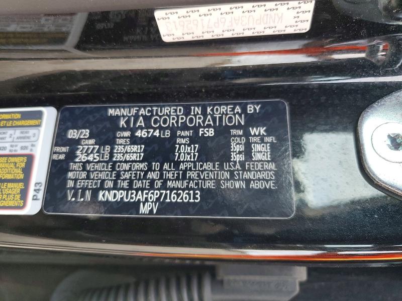 Aukcja sprzedaży 2023 Kia Sportage, vin: KNDPU3AF6P7162613, numer aukcji: 62243326