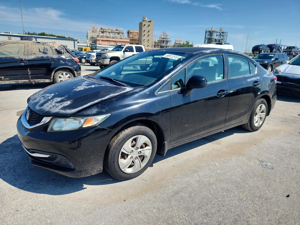 Продажа на аукционе авто 2013 Honda Civic, vin: 2HGFB2F57DH510576, номер лота: 59912516