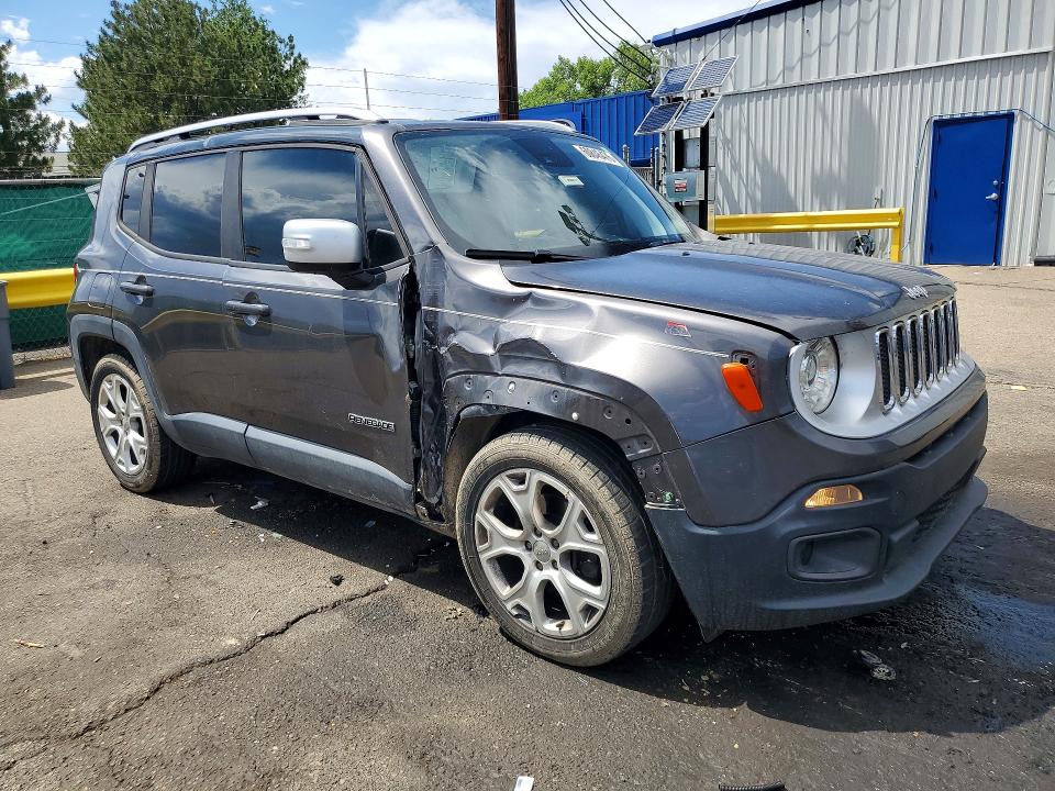 2018 Jeep Renegade მანქანა იყიდება აუქციონზე, vin: ZACCJADB6JPG68585, აუქციონის ნომერი: 60846476