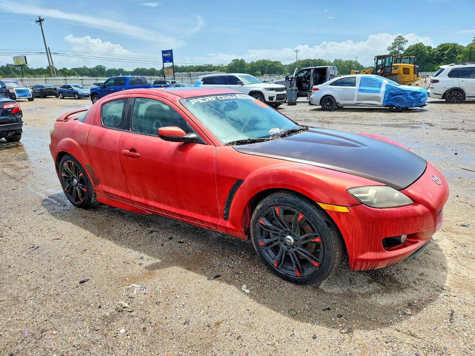 62000996 :رقم المزاد ، JM1FE173X40140175 vin ، 2004 Mazda Rx8 مزاد بيع