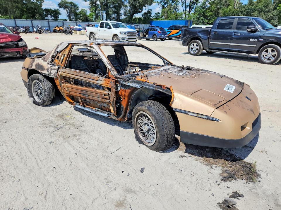 1986 Pontiac Fiero მანქანა იყიდება აუქციონზე, vin: 1G2PF3794GP236482, აუქციონის ნომერი: 59838066
