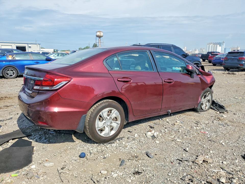 Продаж на аукціоні авто 2013 Honda Civic, vin: 19XFB2F55DE002794, номер лоту: 60228726