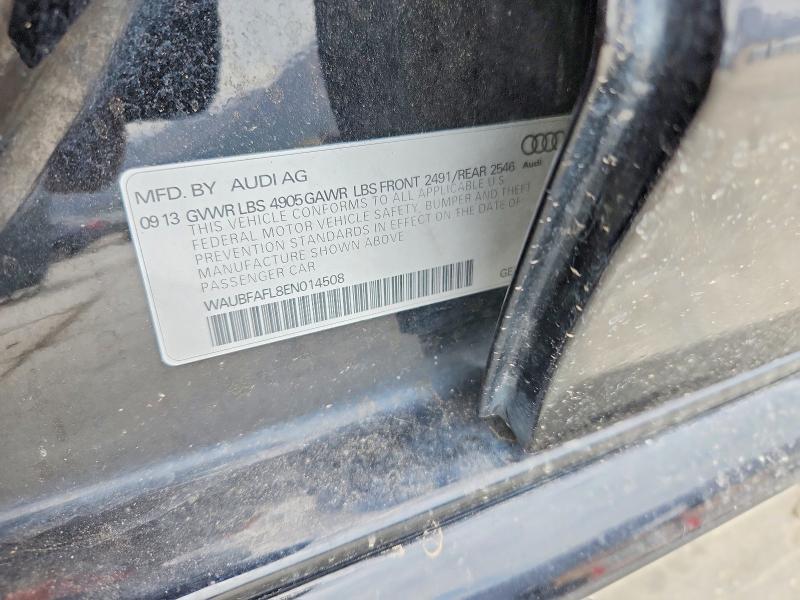 61429606 :رقم المزاد ، WAUBFAFL8EN014508 vin ، 2014 Audi A4 مزاد بيع