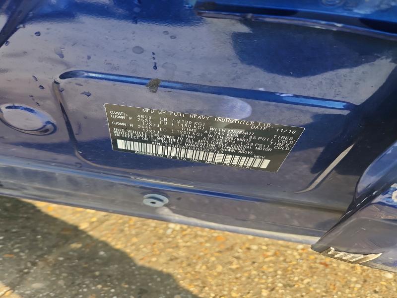 Aukcja sprzedaży 2017 Subaru Outback, vin: 4S4BSAFC6H3307740, numer aukcji: 60393486