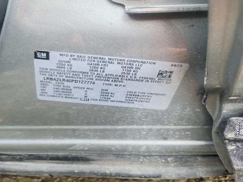 2023 Buick Envision მანქანა იყიდება აუქციონზე, vin: LRBAZLR46PD127774, აუქციონის ნომერი: 60063426