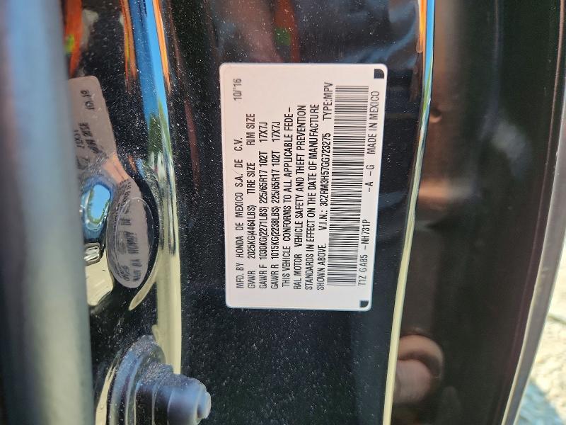 Aukcja sprzedaży 2016 Honda Cr-v, vin: 3CZRM3H57GG723275, numer aukcji: 62211416