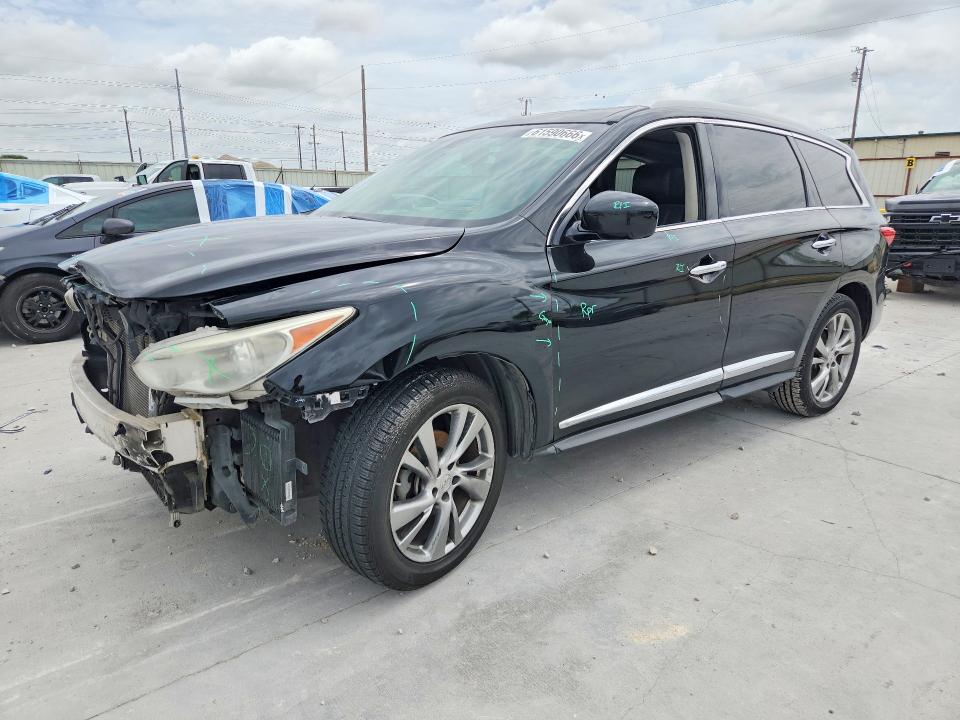61590666 :رقم المزاد ، 5N1AL0MN4DC319970 vin ، 2013 Infiniti Jx35 مزاد بيع