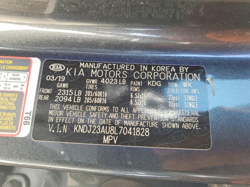 2020 Kia Soul მანქანა იყიდება აუქციონზე, vin: KNDJ23AU8L7041828, აუქციონის ნომერი: 61306996