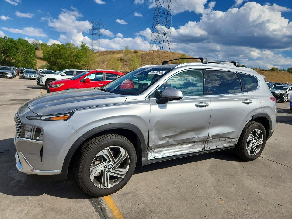 2022 Hyundai Santa Fe მანქანა იყიდება აუქციონზე, vin: 5NMS24AJ3NH449696, აუქციონის ნომერი: 61619186