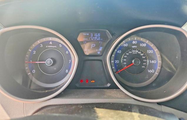 2012 Hyundai Elantra მანქანა იყიდება აუქციონზე, vin: KMHDH4AE1CU296411, აუქციონის ნომერი: 59131586