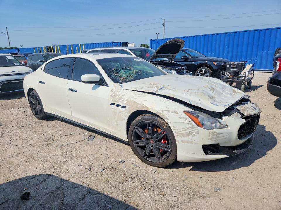 2014 Maserati Quattroporte მანქანა იყიდება აუქციონზე, vin: ZAM56RRA8E1077734, აუქციონის ნომერი: 63345126