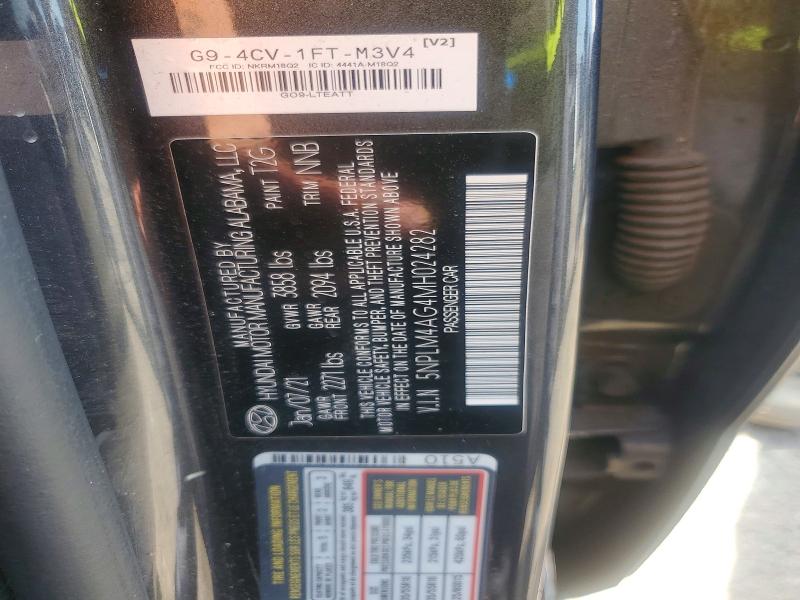 Продаж на аукціоні авто 2021 Hyundai Elantra, vin: 5NPLM4AG4MH024282, номер лоту: 41634716