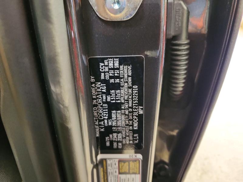 Aukcja sprzedaży 2026 Kia Niro, vin: KNDCP3LE2T5322910, numer aukcji: 59724526
