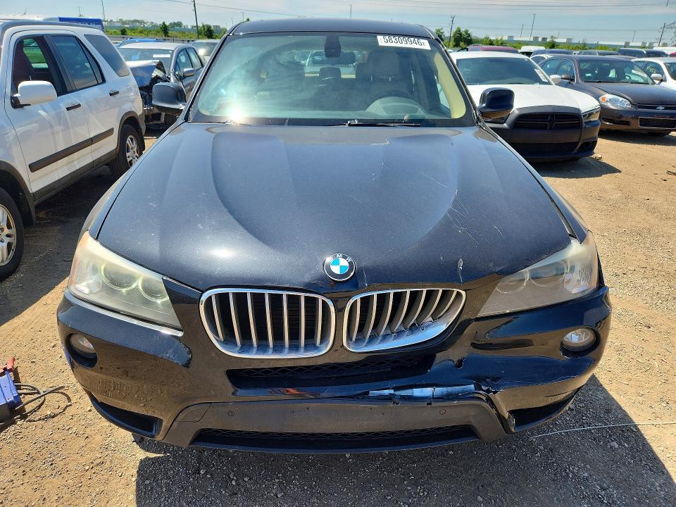 58309946 :رقم المزاد ، 5UXWX7C57BLL15156 vin ، 2011 Bmw X3 مزاد بيع
