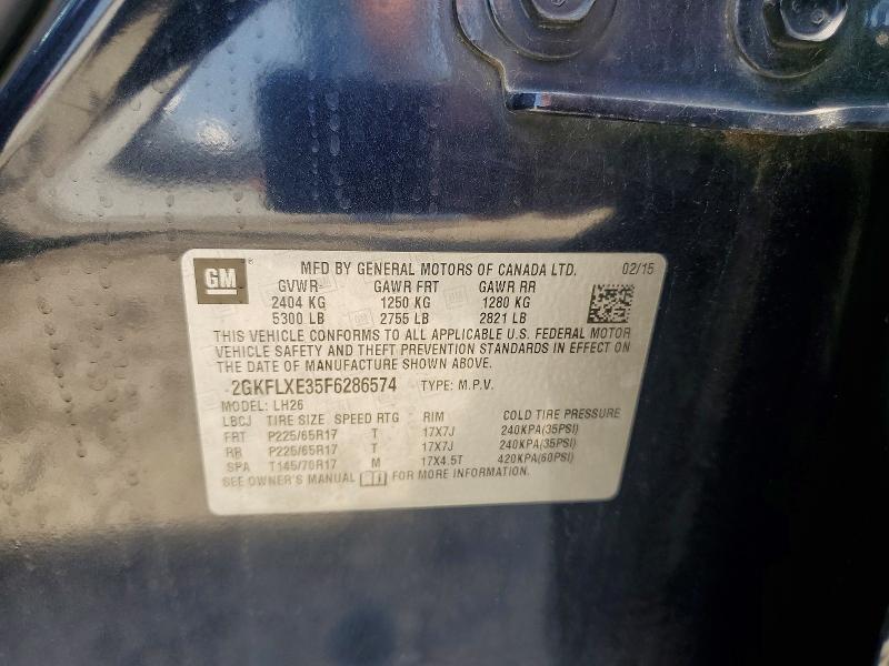 2015 Gmc Terrain მანქანა იყიდება აუქციონზე, vin: 2GKFLXE35F6286574, აუქციონის ნომერი: 55826106
