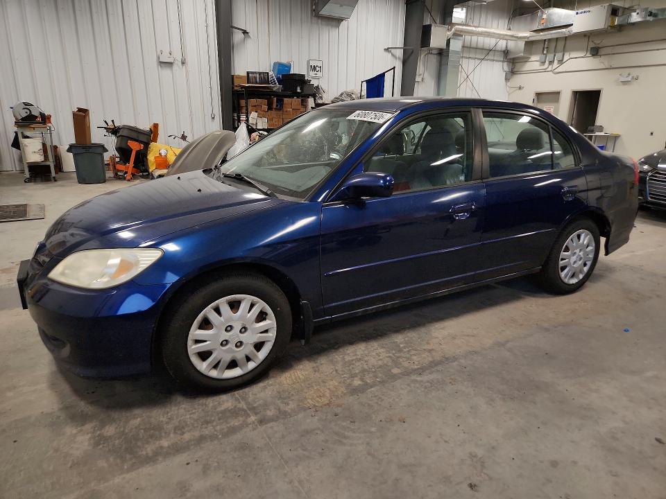 2004 Honda Civic მანქანა იყიდება აუქციონზე, vin: 2HGES16664H931445, აუქციონის ნომერი: 60807506