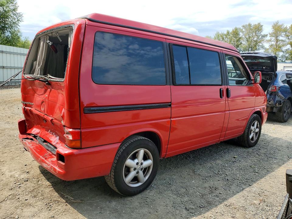 62345476 :رقم المزاد ، WV2NB47052H024281 vin ، 2002 Volkswagen Eurovan مزاد بيع