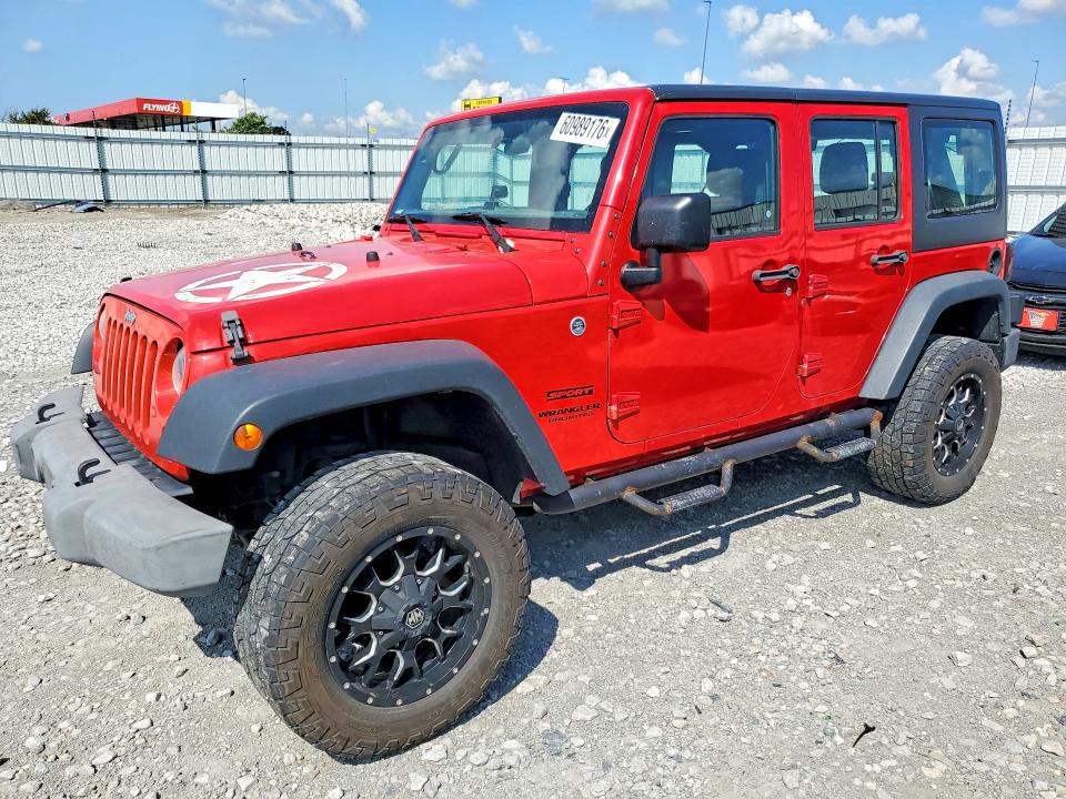 Auction sale of the 2016 Jeep Wrangler Unlimited, vin: 1C4BJWDG3GL155747, lot number: 60989176