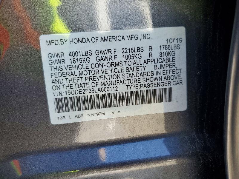 Продажа на аукционе авто 2020 Acura Ilx, vin: 19UDE2F39LA000112, номер лота: 62618616