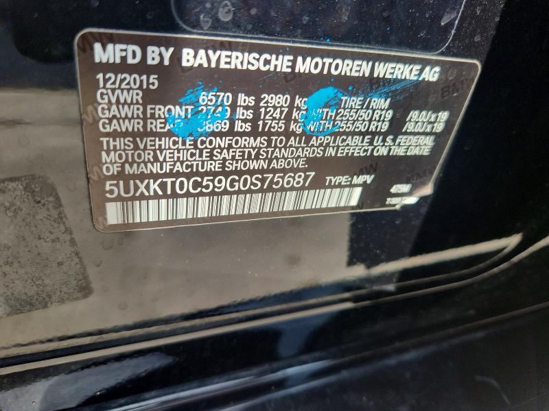 Aukcja sprzedaży 2016 Bmw X5, vin: 5UXKT0C59G0S75687, numer aukcji: 60697216