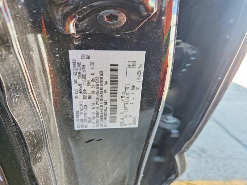 2021 Ford F350 მანქანა იყიდება აუქციონზე, vin: 1FT7W3BT5MED13883, აუქციონის ნომერი: 61405656