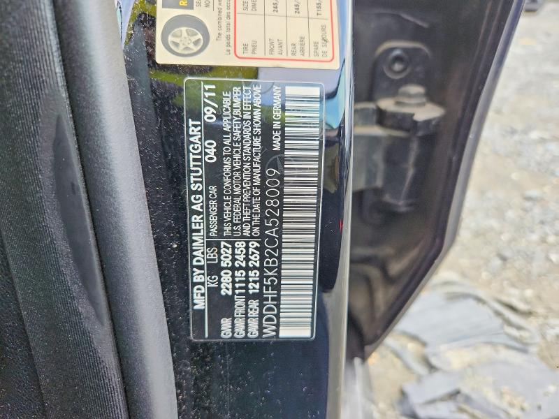 Aukcja sprzedaży 2012 Mercedes-benz E, vin: WDDHF5KB2CA528009, numer aukcji: 59174786