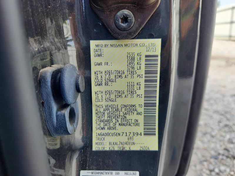 Продаж на аукціоні авто 2014 Nissan Frontier, vin: 1N6AD0CU5EN717394, номер лоту: 61410686