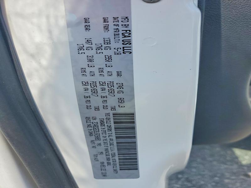 59834026 :رقم المزاد ، 2C4RDGEG9JR280891 vin ، 2018 Dodge Grand Caravan مزاد بيع