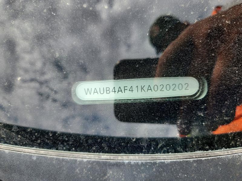 2019 Audi S4 მანქანა იყიდება აუქციონზე, vin: WAUB4AF41KA020202, აუქციონის ნომერი: 62292596