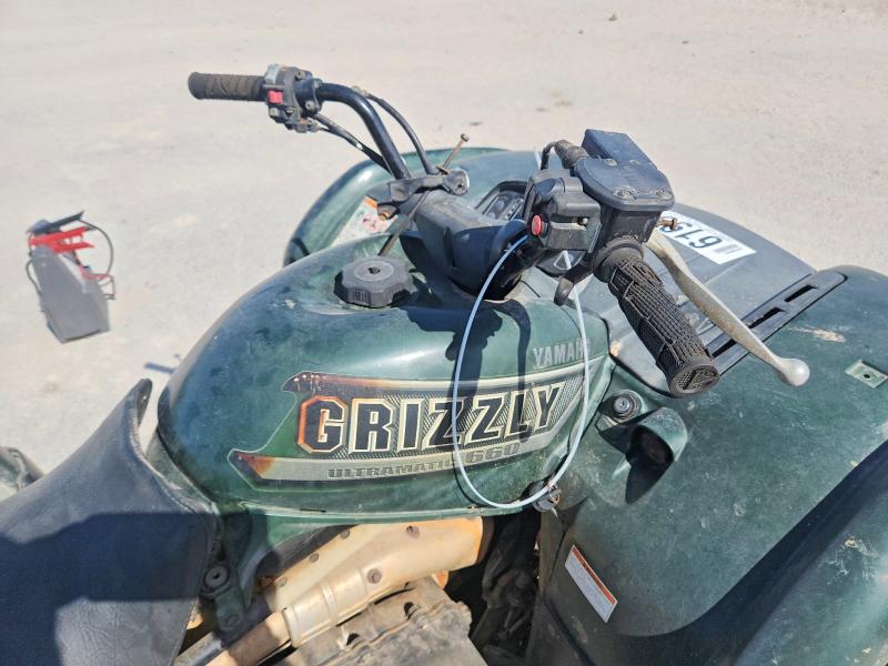 2002 Yamaha Grizzly მანქანა იყიდება აუქციონზე, vin: JY4AM02Y72C023092, აუქციონის ნომერი: 61994786