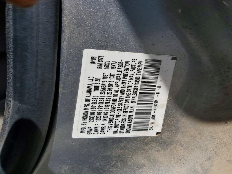 Продаж на аукціоні авто 2008 Honda Odyssey, vin: 5FNRL387X8B113503, номер лоту: 62544656