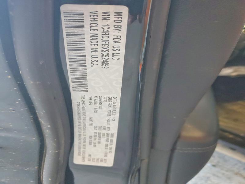 Aukcja sprzedaży 2025 Dodge Durango, vin: 1C4RDJFGXSC524859, numer aukcji: 62995936