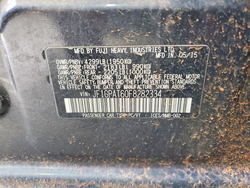 63515916 :رقم المزاد ، JF1GPAT60F8282334 vin ، 2015 Subaru Impreza مزاد بيع