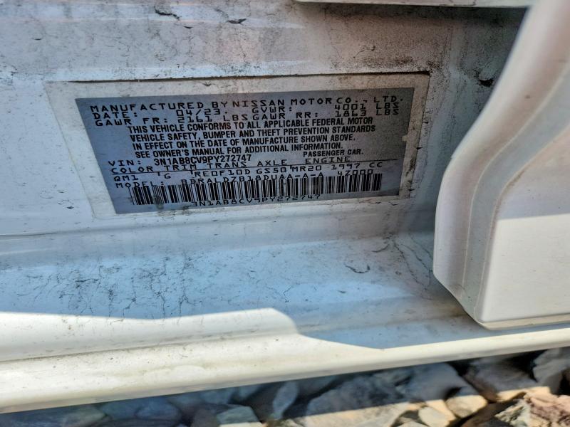 Aukcja sprzedaży 2023 Nissan Sentra, vin: 3N1AB8CV9PY272747, numer aukcji: 62423256