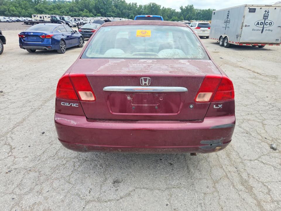 63216426 :رقم المزاد ، 2HGES16672H520794 vin ، 2002 Honda Civic مزاد بيع