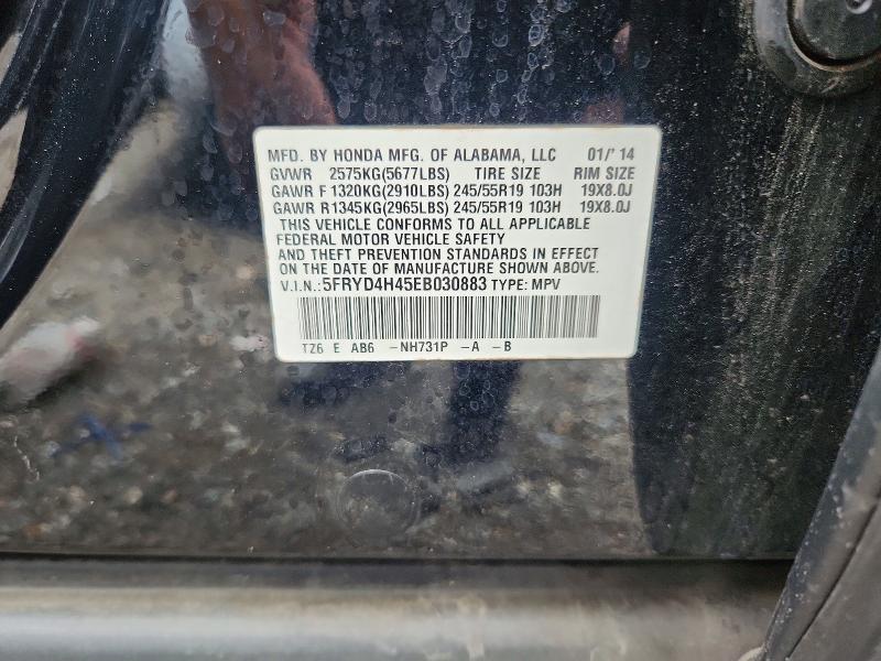 Aukcja sprzedaży 2014 Acura Mdx, vin: 5FRYD4H45EB030883, numer aukcji: 59953776