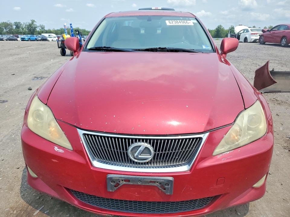 Продажа на аукционе авто 2007 Lexus Is, vin: JTHBK262372053876, номер лота: 62384966
