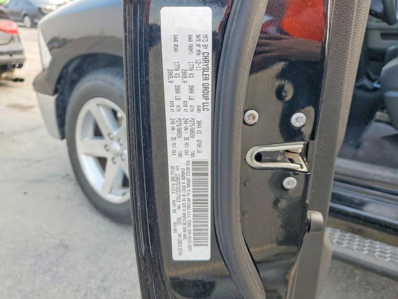 61944436 :رقم المزاد ، 1C6RD7GT9CS177019 vin ، 2012 Dodge Ram 1500 مزاد بيع