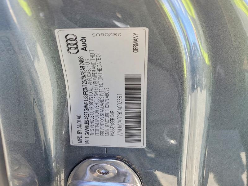 Aukcja sprzedaży 2012 Audi S5, vin: WAUVVAFR9CA002361, numer aukcji: 60283076