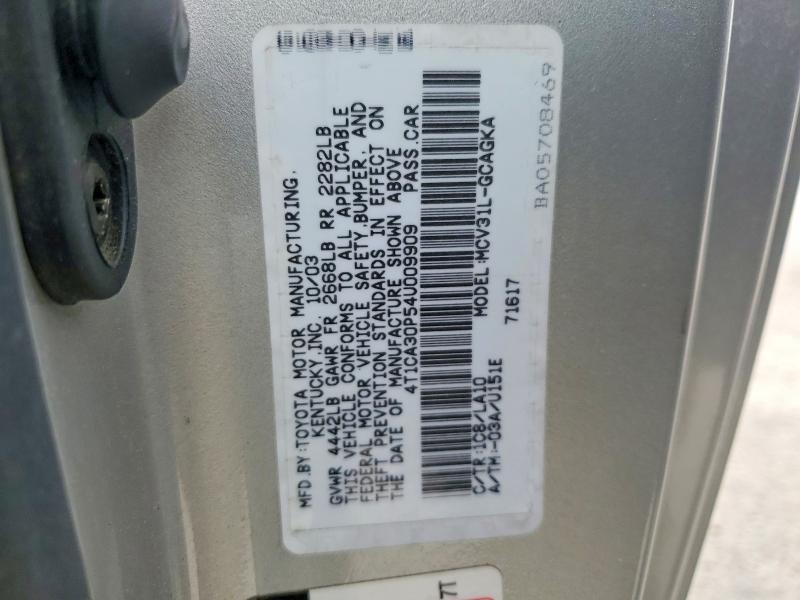 Aukcja sprzedaży 2004 Toyota Camry Solara, vin: 4T1CA30P54U009909, numer aukcji: 61471486