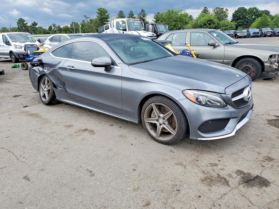 2017 Mercedes-benz C მანქანა იყიდება აუქციონზე, vin: WDDWJ4KB6HF407395, აუქციონის ნომერი: 60784446