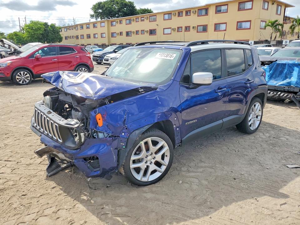 2021 Jeep Renegade მანქანა იყიდება აუქციონზე, vin: ZACNJCBB7MPM43262, აუქციონის ნომერი: 59313816