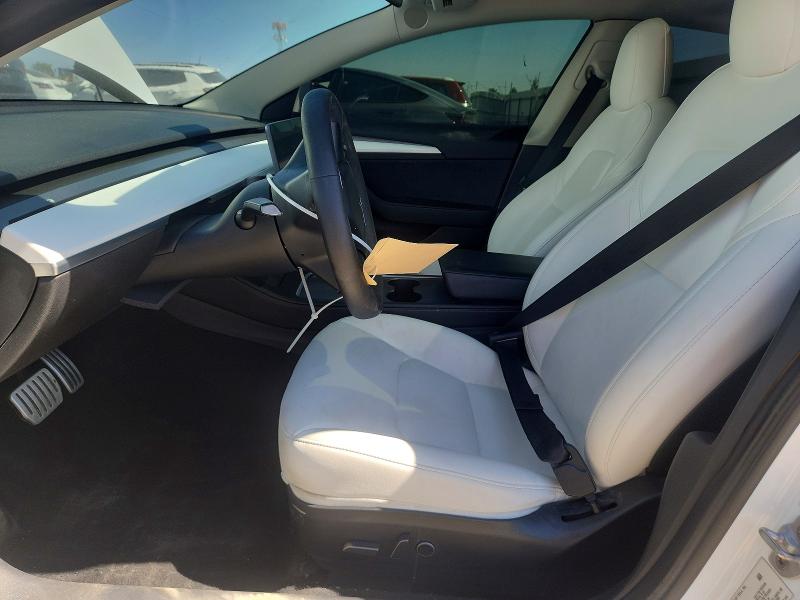 2022 Tesla Model 3 მანქანა იყიდება აუქციონზე, vin: 5YJ3E1EC6NF143633, აუქციონის ნომერი: 59200906