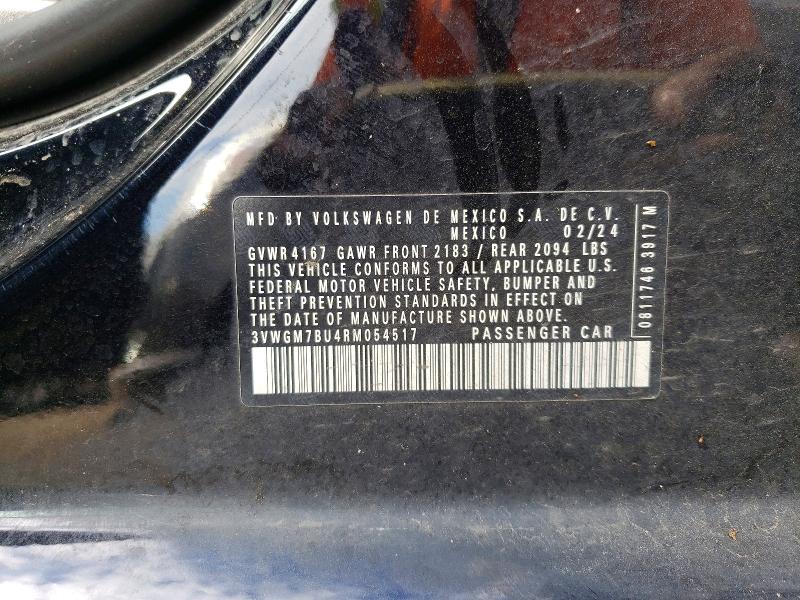 Продаж на аукціоні авто 2024 Volkswagen Jetta, vin: 3VWGM7BU4RM054517, номер лоту: 61475826