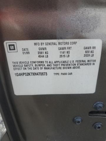 60576956 :رقم المزاد ، 1G4HP52K7XH470673 vin ، 1999 Buick Lesabre مزاد بيع