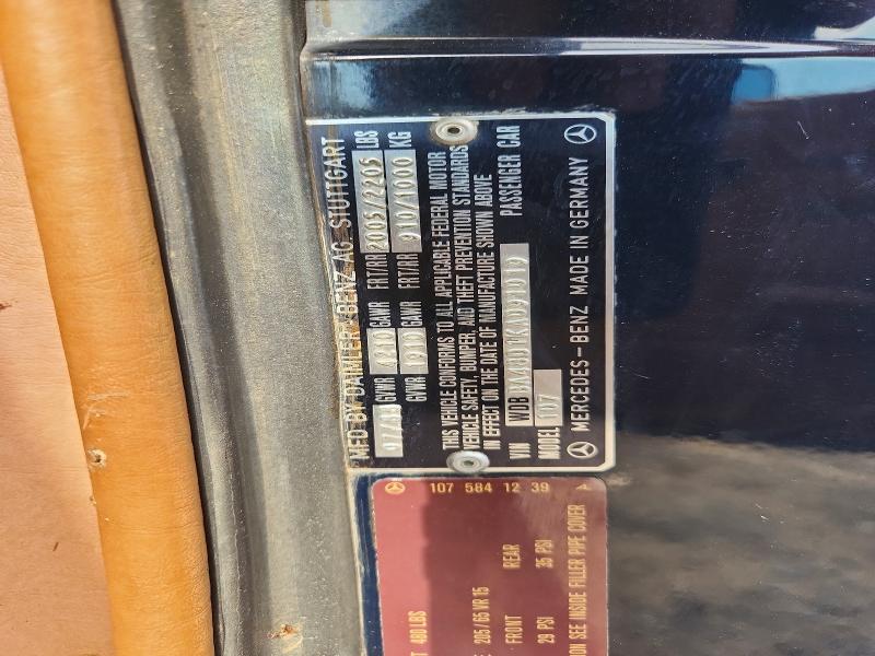 Aukcja sprzedaży 1989 Mercedes-benz 560, vin: WDBBA48D1KA091019, numer aukcji: 60163886