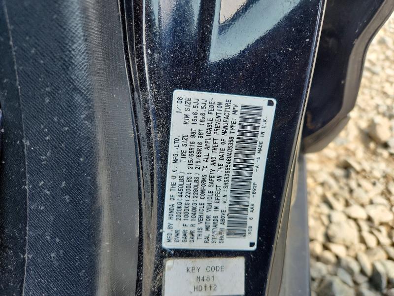 Продажа на аукционе авто 2006 Honda Cr-v, vin: SHSRD68546U405358, номер лота: 59178076