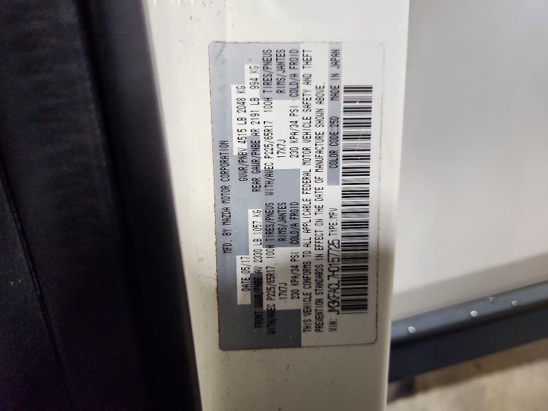 60977666 :رقم المزاد ، JM3KFACL7H0157725 vin ، 2017 Mazda Cx-5 مزاد بيع