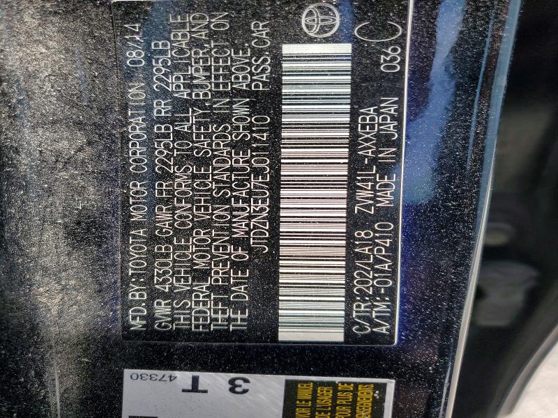 Aukcja sprzedaży 2014 Toyota Prius V, vin: JTDZN3EU7EJ011410, numer aukcji: 58315656