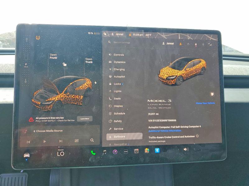 Aukcja sprzedaży 2024 Tesla Model 3, vin: 5YJ3E1EB6RF796606, numer aukcji: 60003446